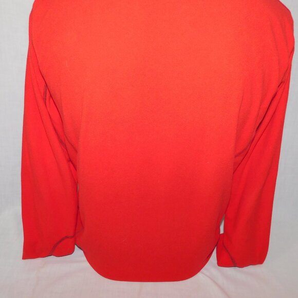 Columbia Mens M Klamath Range II Half Zip micro Fleece Red Pullover Top - Picture 10 of 11